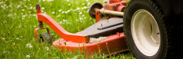 mower banner